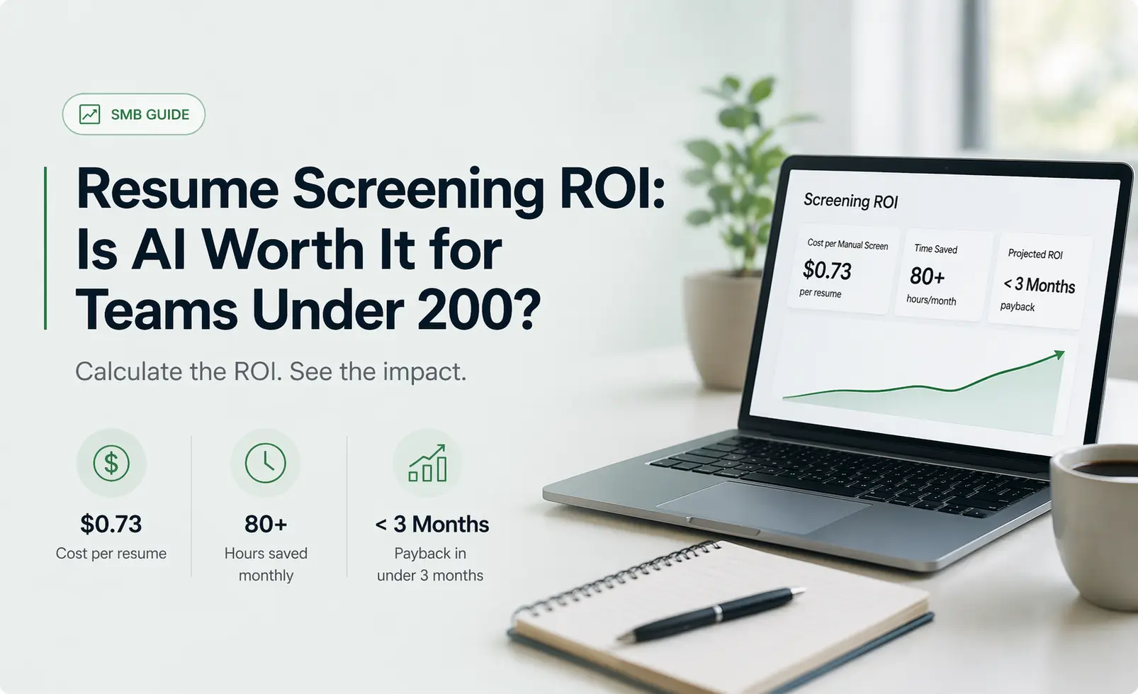 Resume Screening ROI: Is AI Worth It for Teams Under 200?